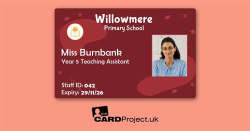 Primary School ID Card Space Adventure